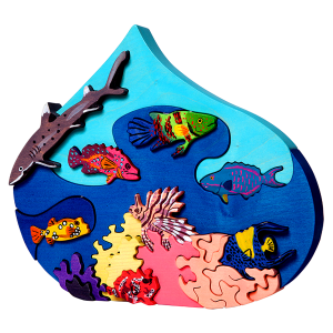Druppel met vissen Rode zee - Fauna speelgoed