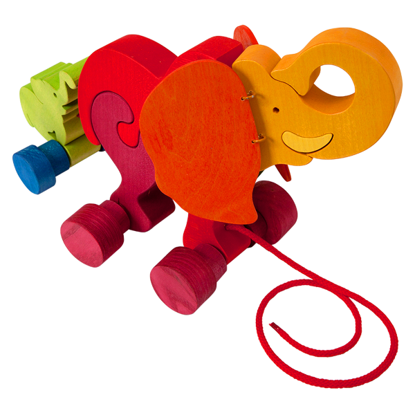Trek speelgoed olifant – Fauna speelgoed