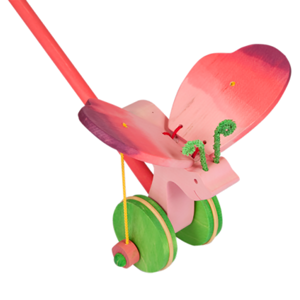 Duw speelgoed vlinder roze - Fauna speelgoed
